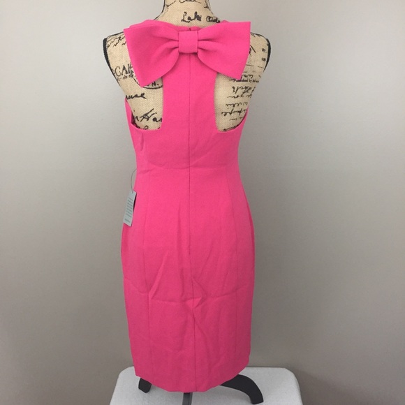 NWT Nordstrom 1901 Bow Back Pink Sheath Dress 8 10 - Picture 6 of 7